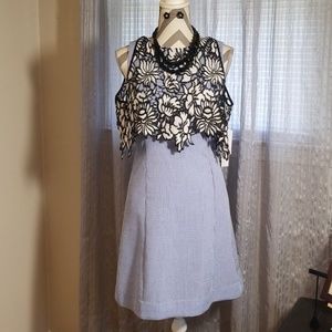Nichole Miller dress sz 10 w/accessories